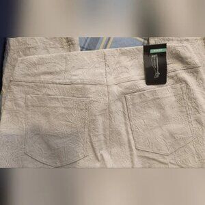 Robell Light Gray Textured Trousers